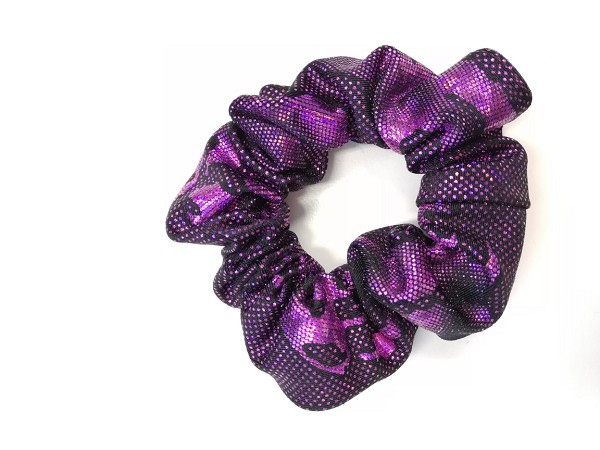 Haarwokkel wetlook messy aubergine