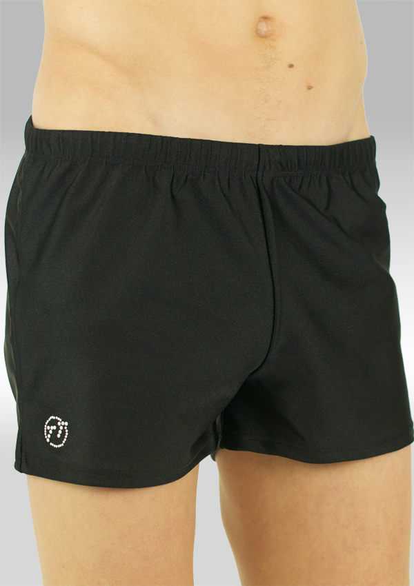 Short heren zwart lycra