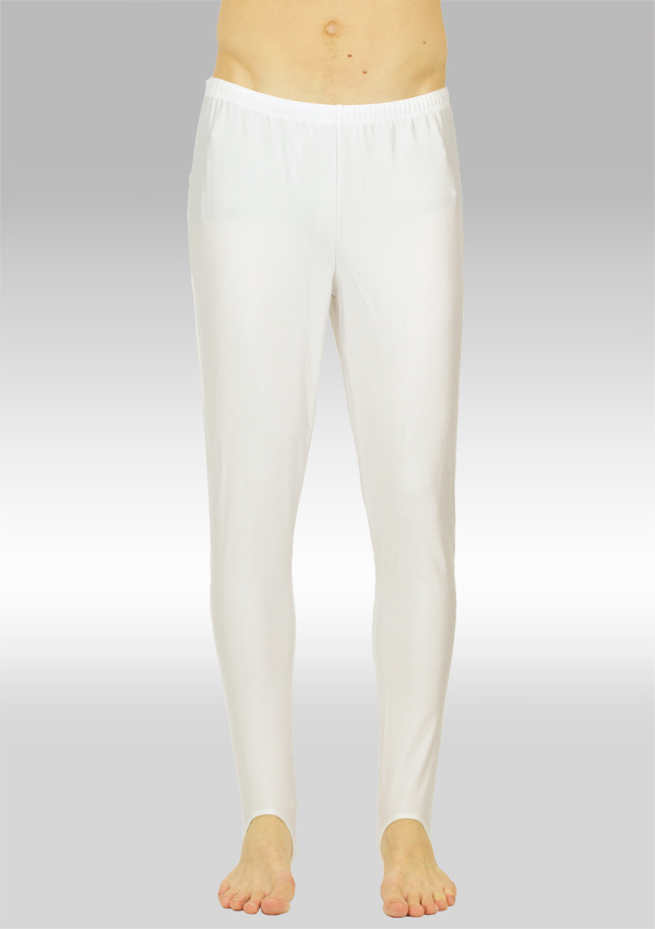Spanbroek wit lycra B60